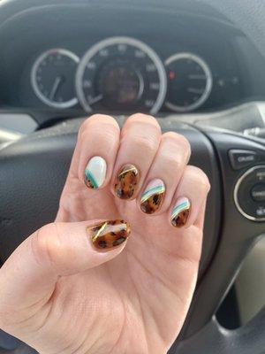 Tortie nails of my dreams!