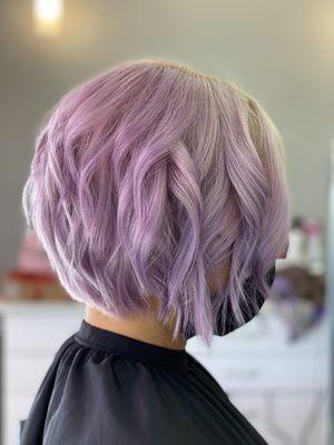 #Platinum with lavender by Joyce