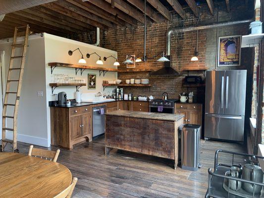 Kitchen area.