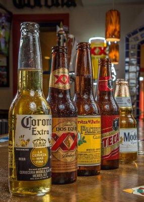 Iced Cold Mexican Beers