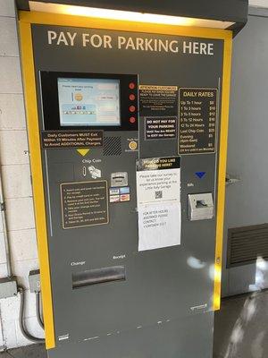 Parking machine.