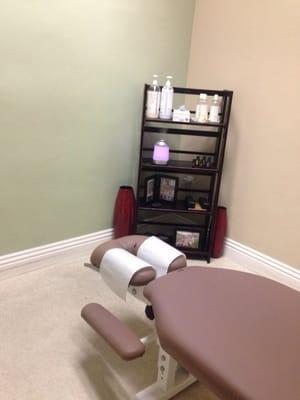 Massage and treatment room