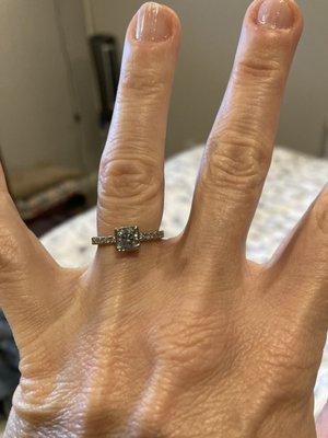 Dan Trudeau,  made me my dream engagement ring! I searched for an affordable, vintage ring, to no a veil. This custom ring is stunning!