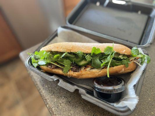 Bahn-Mi fusion ribeye sandwich