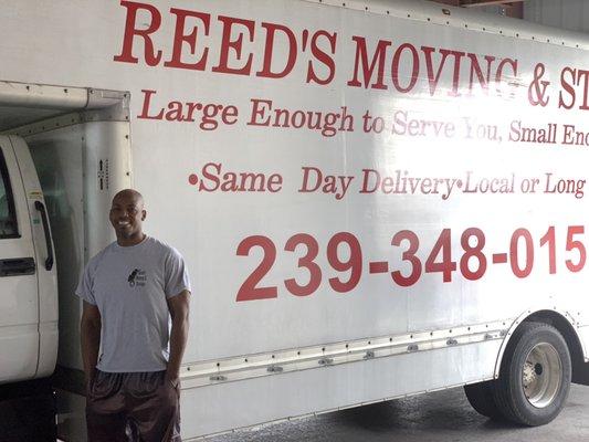 Meet Issac Reed owner/operator of Reed's Moving & Storage