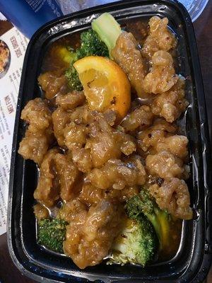 Orange chicken