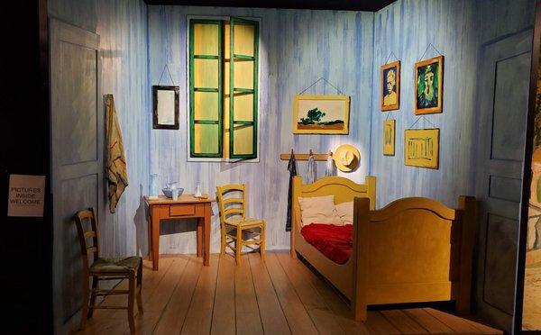 A 3D Model of "The Bedroom at Arles" that visitors can step inside