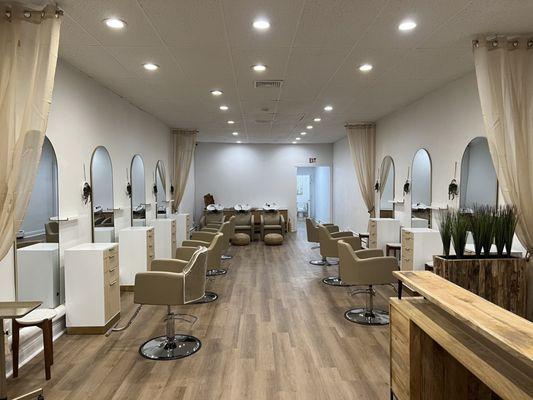 Chill salon interior