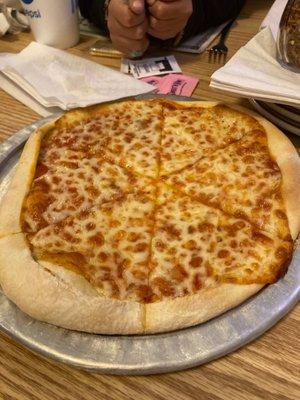 Ribeye Steak, Taco Pizza and Cheese Pizza