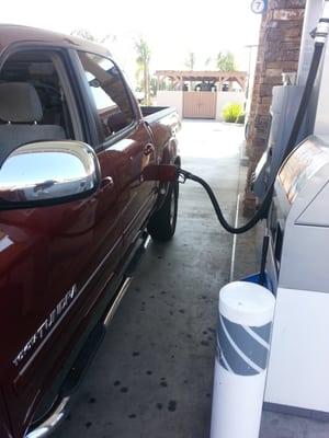 Pumping some petroleum.