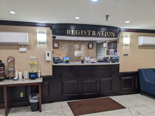 Front desk