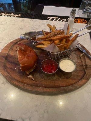 French Dip Burger