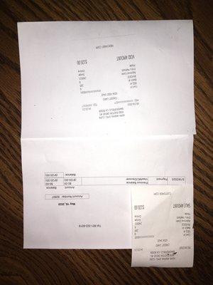 Top: transaction amount Bottom: transaction void