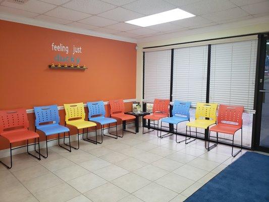 Our pediatric waiting room