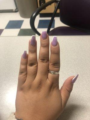 Broken middle nail