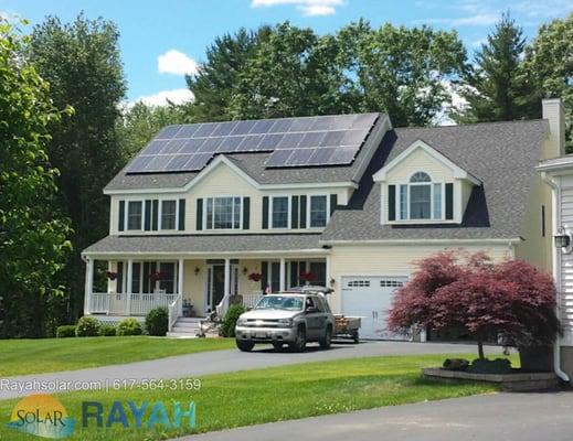 Solar Installation: William & Pam Fossey - Bedford, MA