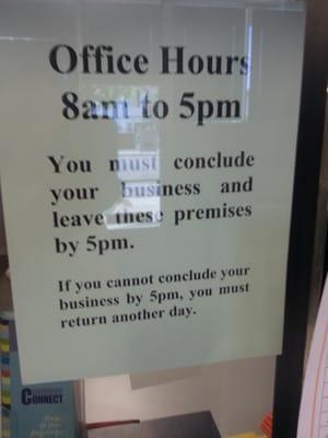 Their hours