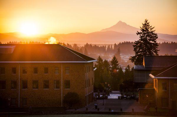 Mt. Hood, Library building, quad