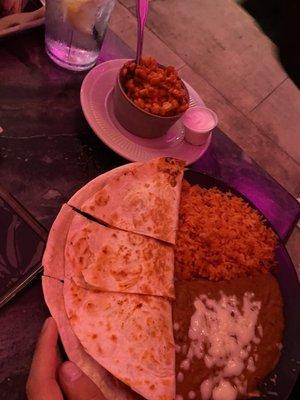 Quesadilla plate!