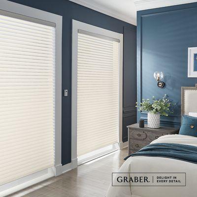 When it comes to safety, motorized window treatments reign supreme. Window Coverings by @GraberBlinds