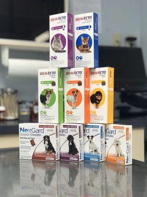 Is your pet on a flea and tick prevention? We have several options available. Contact us to learn more!