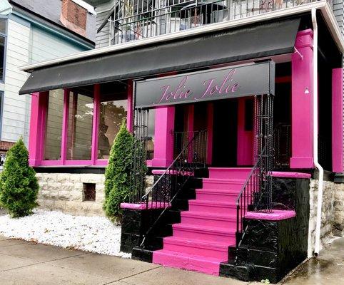 Jolie Jolie, French for beautiful, Buffalo's newest luxury Lingerie boutique in the heart of the Elmwood Village.