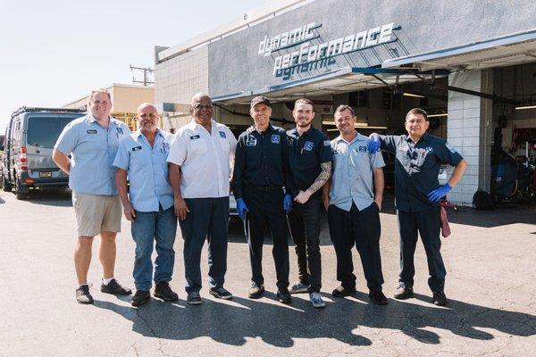 Meet the team behind the repairs at Dynamic Performance!