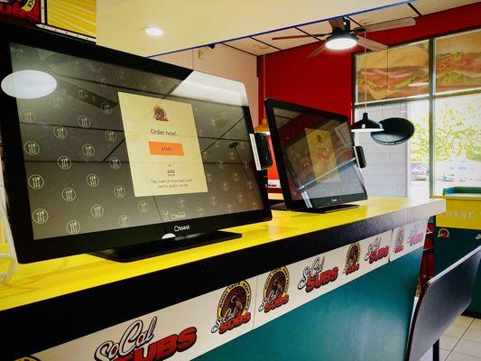 Order at kiosks. Join loyalty rewards for great deals.