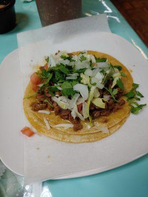 Steak taco