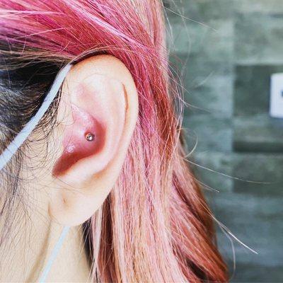 Conch piercing