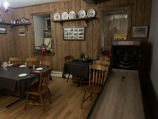 "Doug's Pub" Dining area by bar