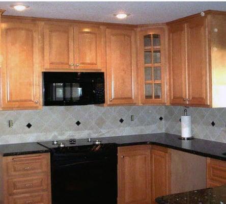 Custom Oak Kitchen Cabinets