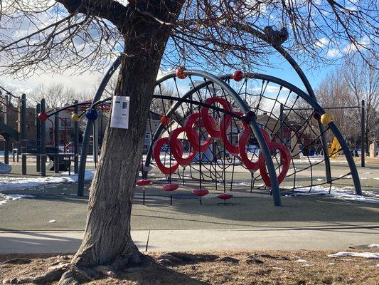 Climbing ropes, climbing hoops