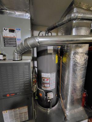 40 gal Rheem water heater installed by AZ Delta Mechanical