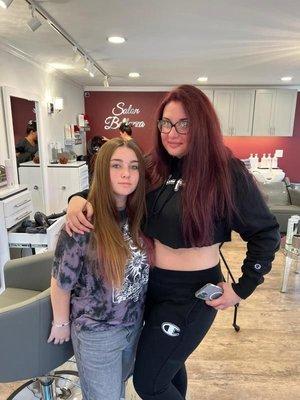 I sent my kids to Salon Bellezza. Not only did they love their hair, they loved Danielle, too!