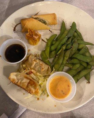 Sake appetizer sampler