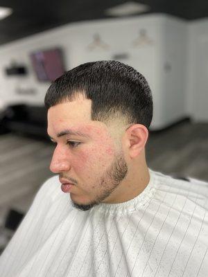 Specialized in all types of men's haircuts, Shaves, beards & styles.