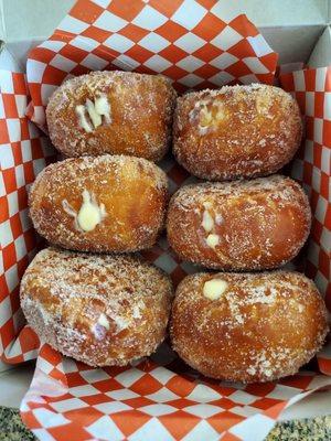 Custard filled malasadas...