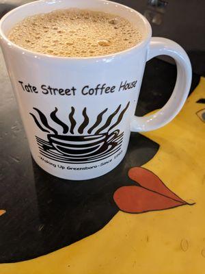 Coffee at Tate Street Coffee House, Greensboro