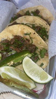 Steak tacos