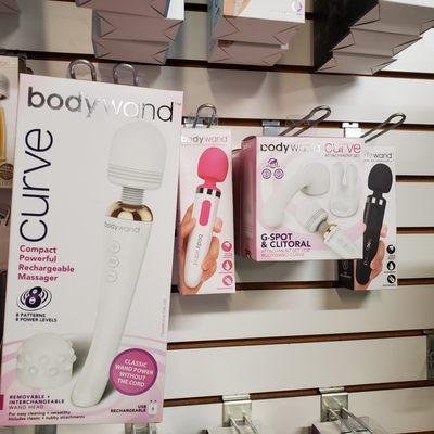 Bodywand Curve & Attachment Set. Buzz yourself into body melting bliss over and over again. Get it @ 1933 W. San Carlos St. San Jose Ca.