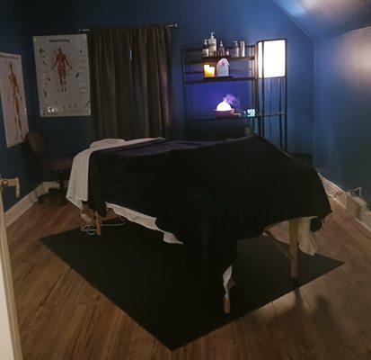 Relax in our beautiful treatment room.