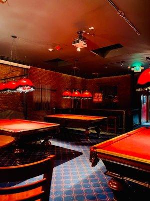 Upstairs - Q's Billiard Club