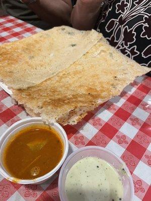 28. Sada Rava Masala Dosa