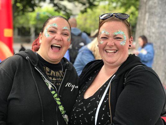 Glitter Eyes at the 2018 Fry Fest!