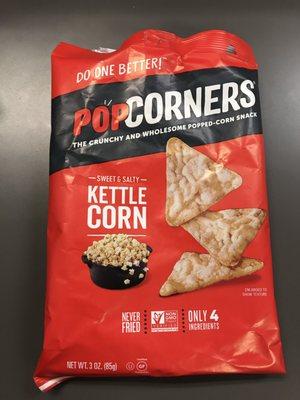 Healthy Pop-Corners snack -- $1