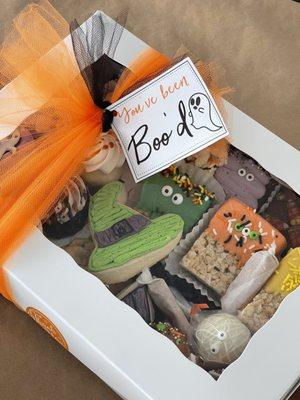 Boo Box - assorted Halloween desserts