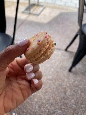 Birthday cake macaron-YUMMY!!!