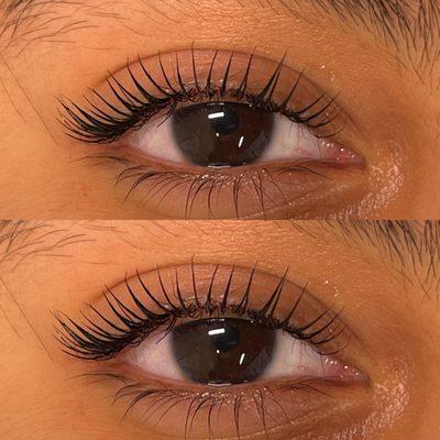 Brazilian lash lift curls your natural lashes with results lasting 2+ months