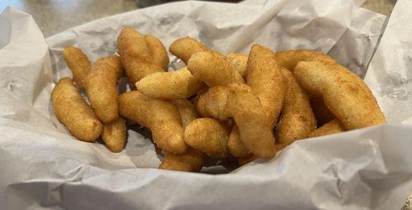 Basket of hush puppies